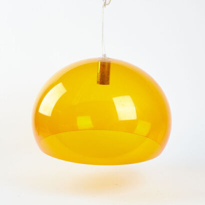 A Kartell Fly Pendant Lamp Designed By Ferruccio Laviani