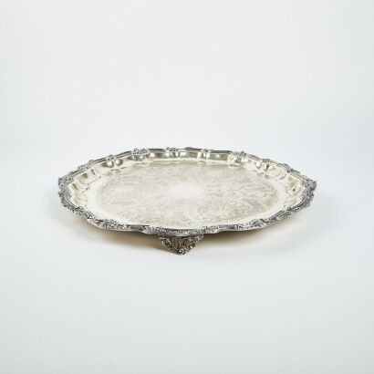 A Large EPNS Silver Serving Tray