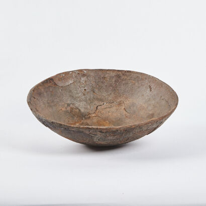 A Rustic Steel Bowl