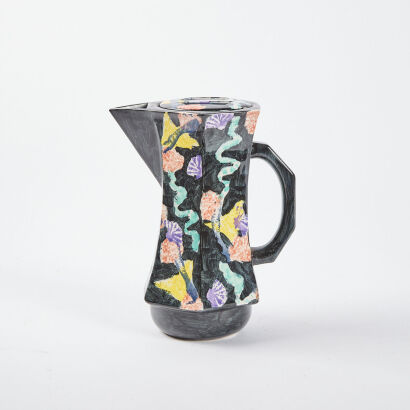 A Bob Steiner Eido Hand Painted Coffee Pot