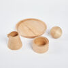 An Elise McLauchlan Maple Wood Tea Set - 2