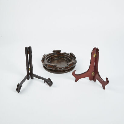 Three Chinese Rosewood Stands