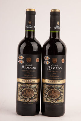 *(2) 2009 Castillo Armado Tempranillo Reserva, Valdepenas