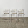 A Set Of Three Vintage Italian Giandomenico Belotti Spaghetti Barstools - 2