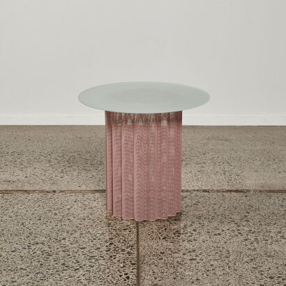 A Danish Flow Side Table By Hubsch Interiors