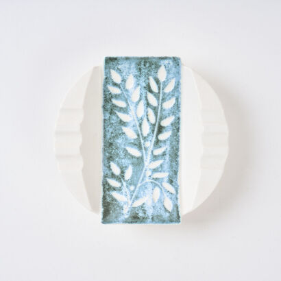 A Crown Lynn Greenstone Ceramica Ashtray