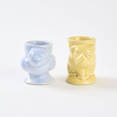 A Pair of Crown Lynn Egg Cups