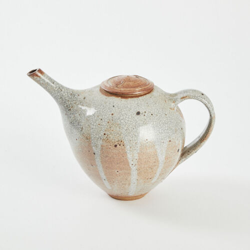 A Campbell Hegan Shino Glazed Teapot