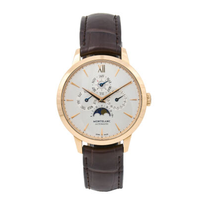 A 18ct Rose Gold, Montblanc Meisterstuck Heritage Spirit Perpetual Calendar Wristwatch