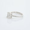 An Important, 18ct White Gold, 2.01ct Rectangular Cut Diamond Ring - 2