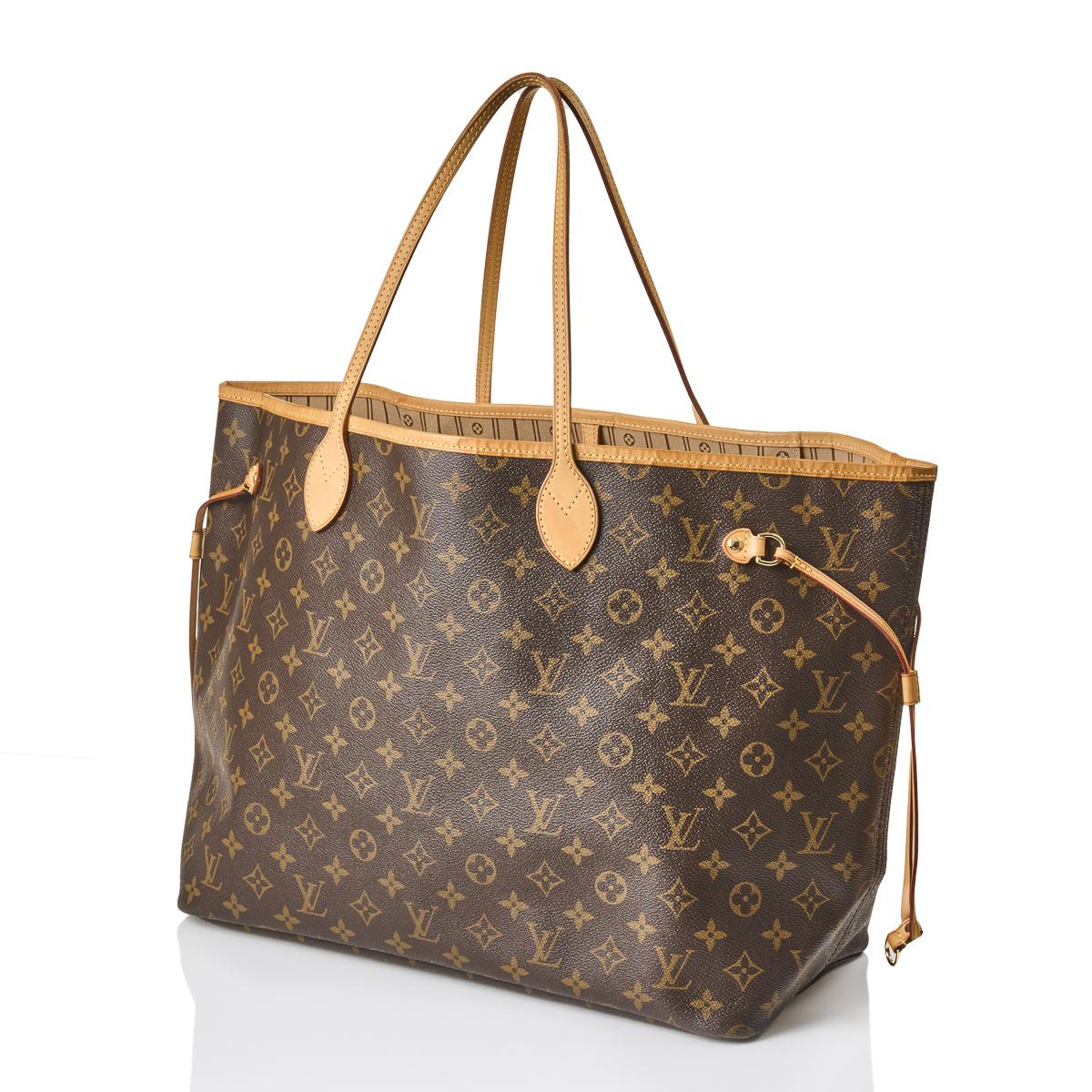 Sold at Auction: Louis Vuitton, Louis Vuitton Neverfull Gm Damier