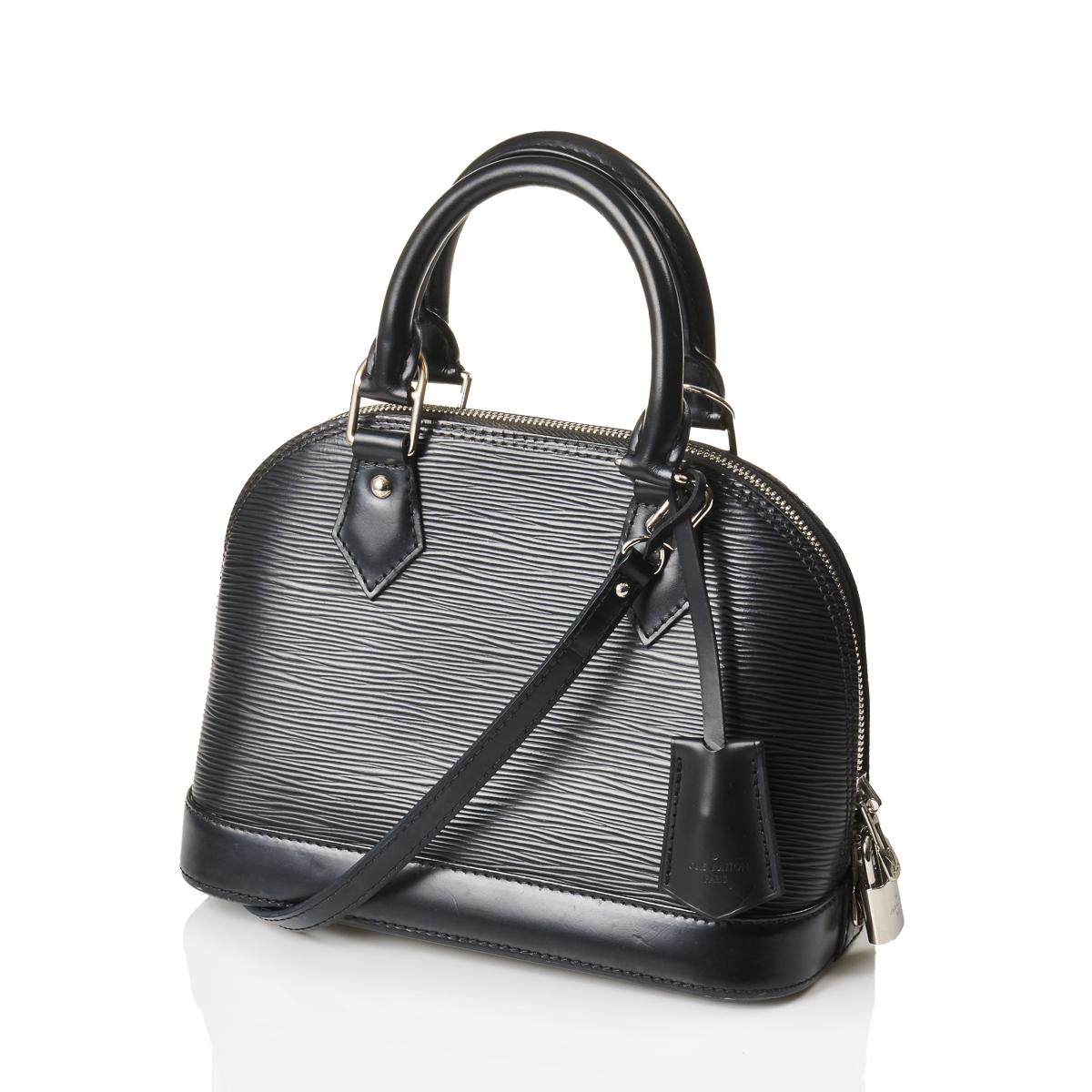 Louis Vuitton Noir Epi Alma BB Bag