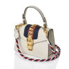 Gucci White Leather Sylvie Bag