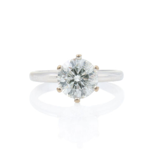 18ct White Gold, modern, 2.00ct Diamond Solitaire Ring
