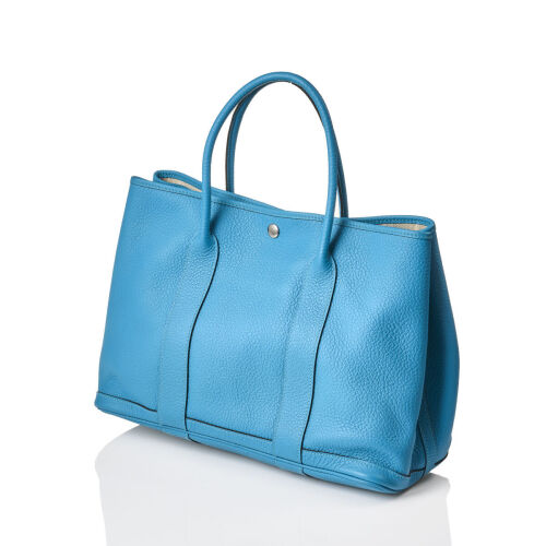 Herm&egrave;s Turquoise Negonda Garden Party Bag