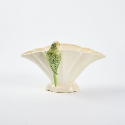 A Sylvac Budgie Vase Budgerigar