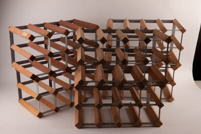 Seven wine racks in one lot