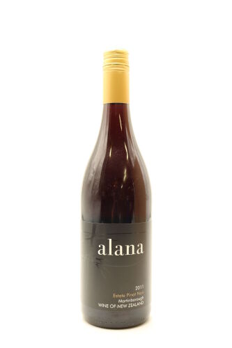 (1) 2011 Alana Estate Pinot Noir, Martinborough