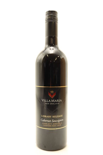 (1) 2009 Villa Maria Library Release Cabernet Sauvignon, Gimblett Gravels