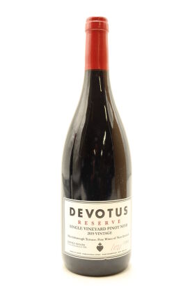 (1) 2019 Devotus Reserve Single Vineyard Pinot Noir, Martinborough