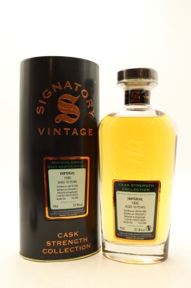 (1) Imperial 1995 Signatory Vintage 16 Year Old Cask Strength Single Malt Scotch Whisky, 57.8% ABV