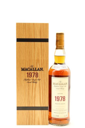 (1) The Macallan 1978 Fine and Rare 39 Year Old Single Malt Scotch Whisky, 59.2% ABV