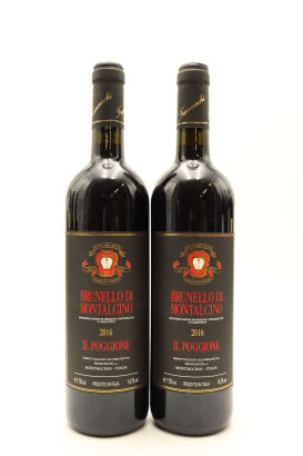 (2) 2016 Il Poggione Brunello di Montalcino DOCG, Tuscany [WS96] [RP95]