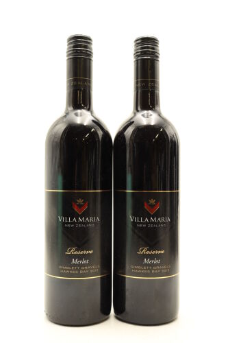 (2) 2015 Villa Maria Reserve Merlot, Gimblett Gravels