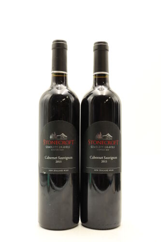 (2) 2015 Stonecroft Cabernet Sauvignon, Gimblett Gravels [JR16.5]