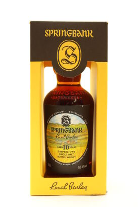 (1) Springbank Local Barley 10 Year 2020 Release Old Single Malt Scotch Whisky, 55.6% ABV