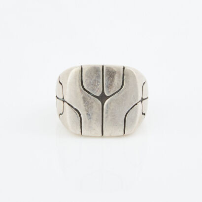 John Hardy, Chain Sterling Silver Ring