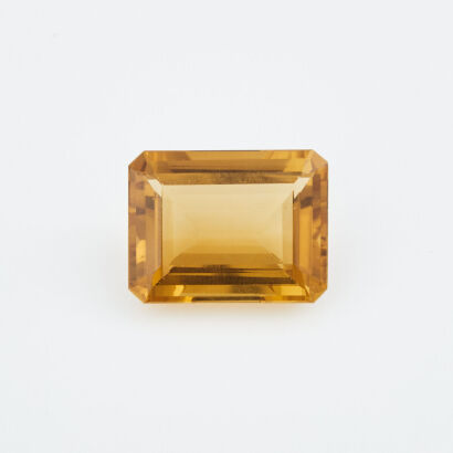 Large, Loose, 38.00ct Rectangular Cut Citrine