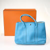 Herm&egrave;s Turquoise Negonda Garden Party Bag - 5