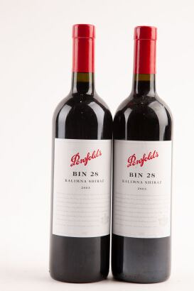 (2) 2003 Penfolds Bin 28 Kalimna Shiraz, South Australia