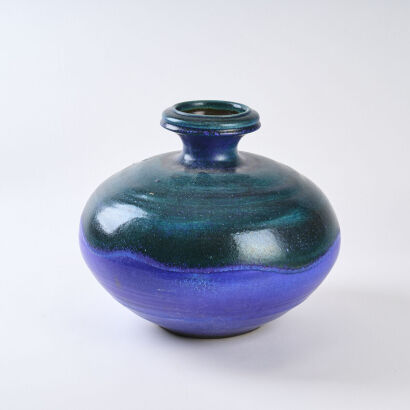 A Large Graeme Storm Floor Vase