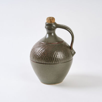 A Studio Pottery Flagon