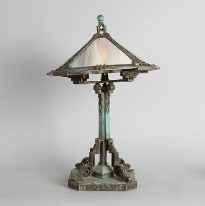 An American Art Deco Lamp