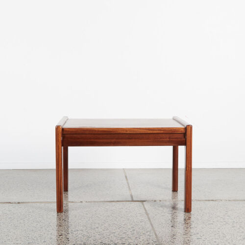 A Solid Mahogany Mid-Century Side Table