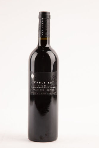 (1) 2002 Cable Bay Five Hills Merlot Malbec Cabernet, Waiheke