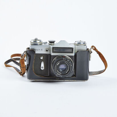 A Vintage Zenit SLR 35mm Film Camera