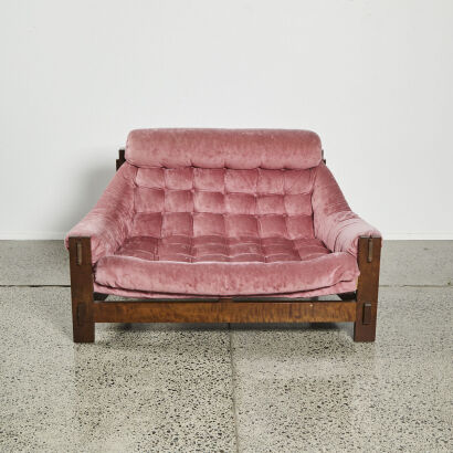 A Grafton Everest Sofa in the Brazilian Modern Style Circa 1970