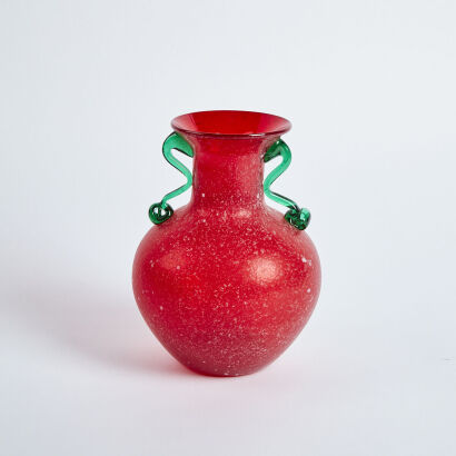 An Italian Murano Art Glass Vase