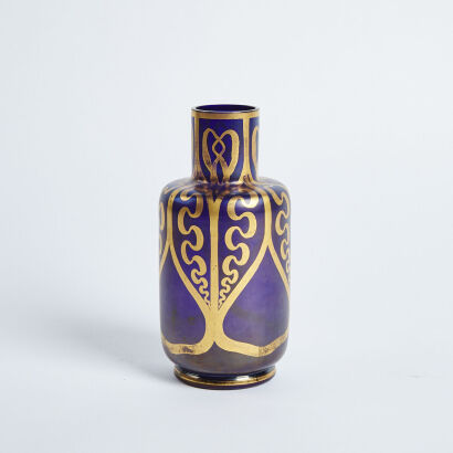 A Hand Painted Loetz Vase