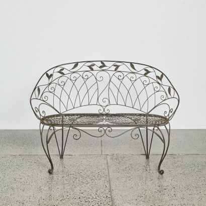 A Decorative Metal Seating