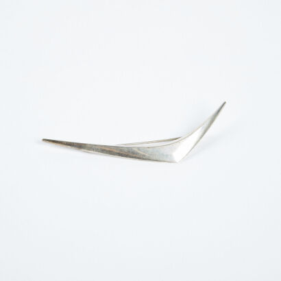 A Sterling Silver Brooch By Eigel Jensen for A Michelsen, Denmark C1950s