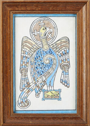 A Book Of Kells Eagle Print