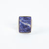 A Sterling Silver and Sodalite Maxwell Collins Ring London 1970s - 2