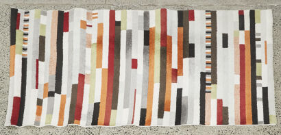 A Large Contemporary Rectangular Pattern Floor Rug