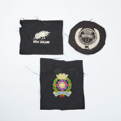 A Trio Of Vintage Embroidered Patches