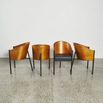 A Set of Four Costes Chairs by Philippe Starck for Driade Aleph